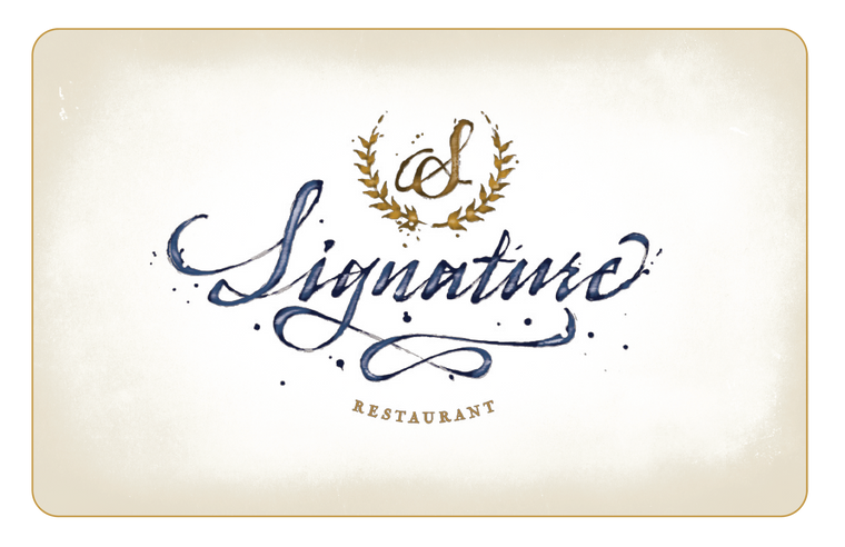Signature Restaurant Gift Card